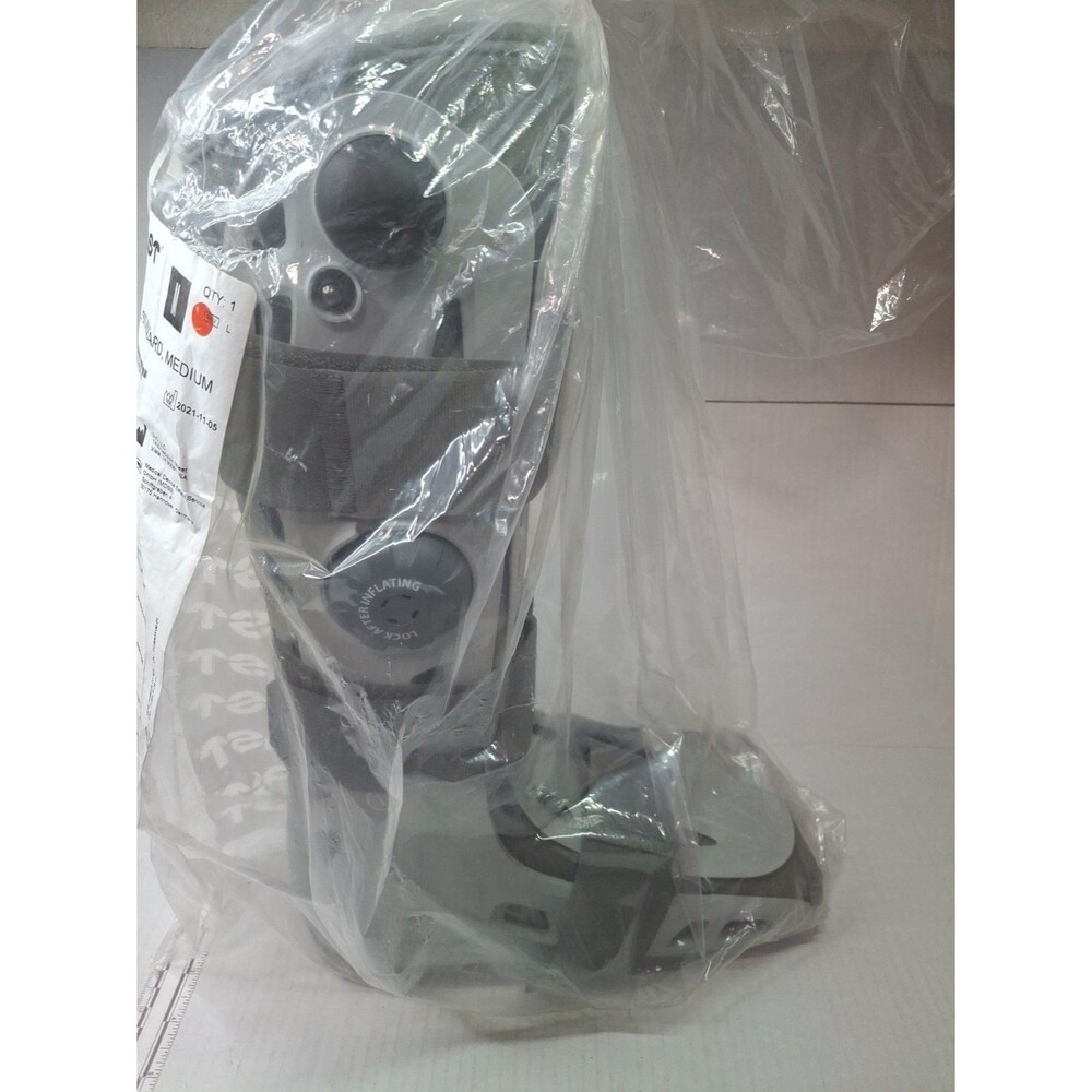 Aircast AirSelect Standard Walker Boot, Size M, Gray Foot Ankle Leg